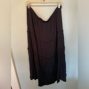Hollister black high rise maxi skirt, Size XXL